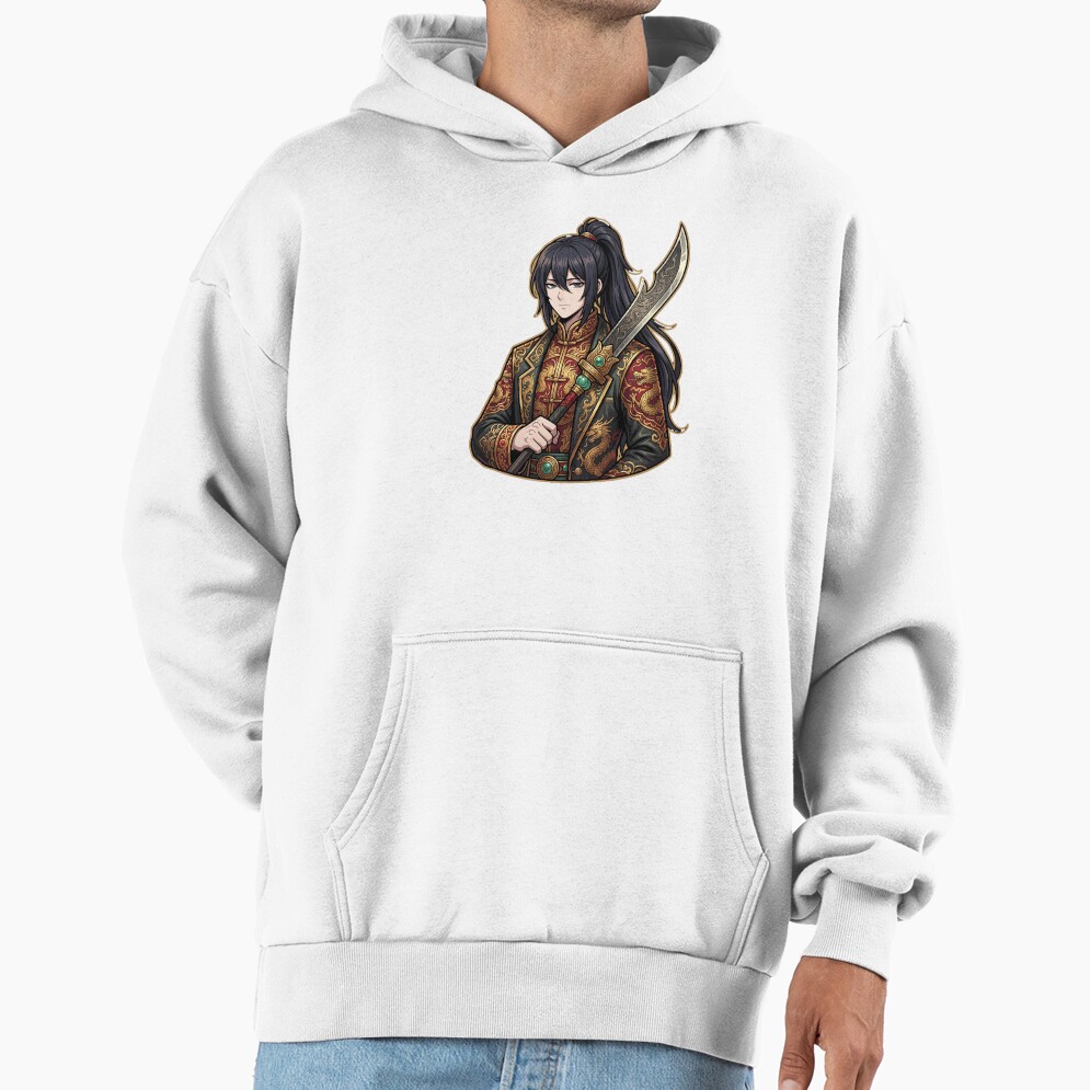 Limbus Company Hong Lu Standing Anime Gaming Graphic Tee Hoodie - Image 2