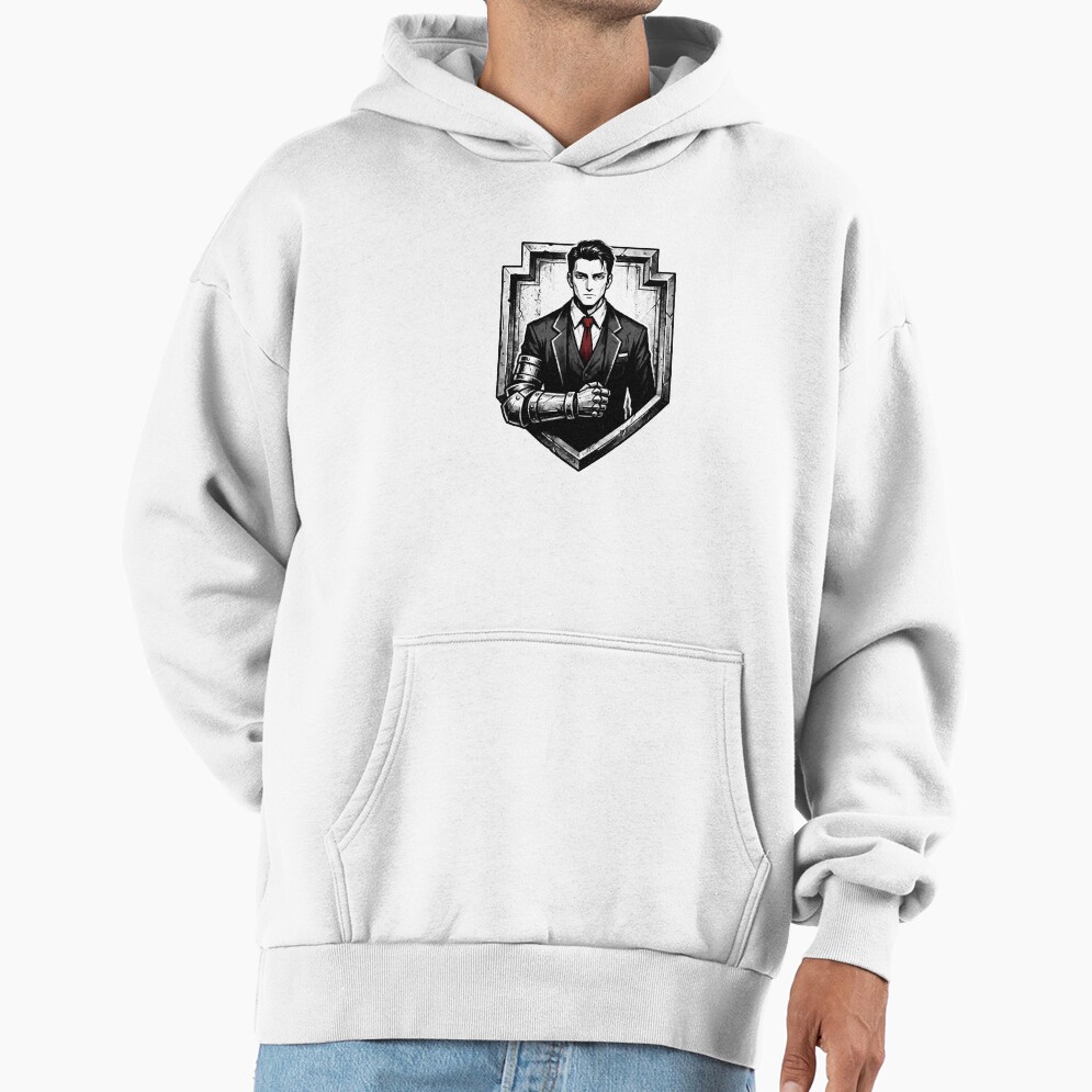 Limbus Company Meursault Crest Emblem Anime Gaming Tee Hoodie - Image 2