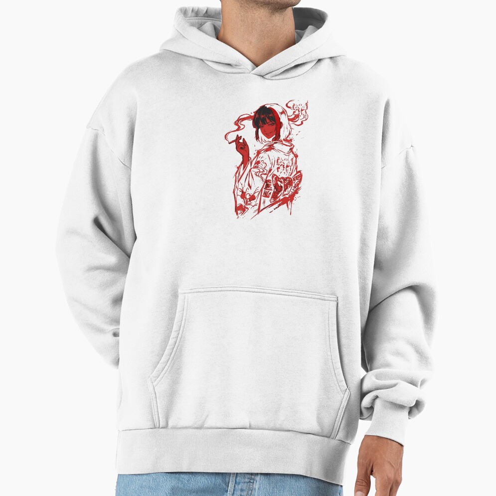 Limbus Company Ryoshu Ink Wash Anime Gaming Graphic Tee Hoodie - Image 2