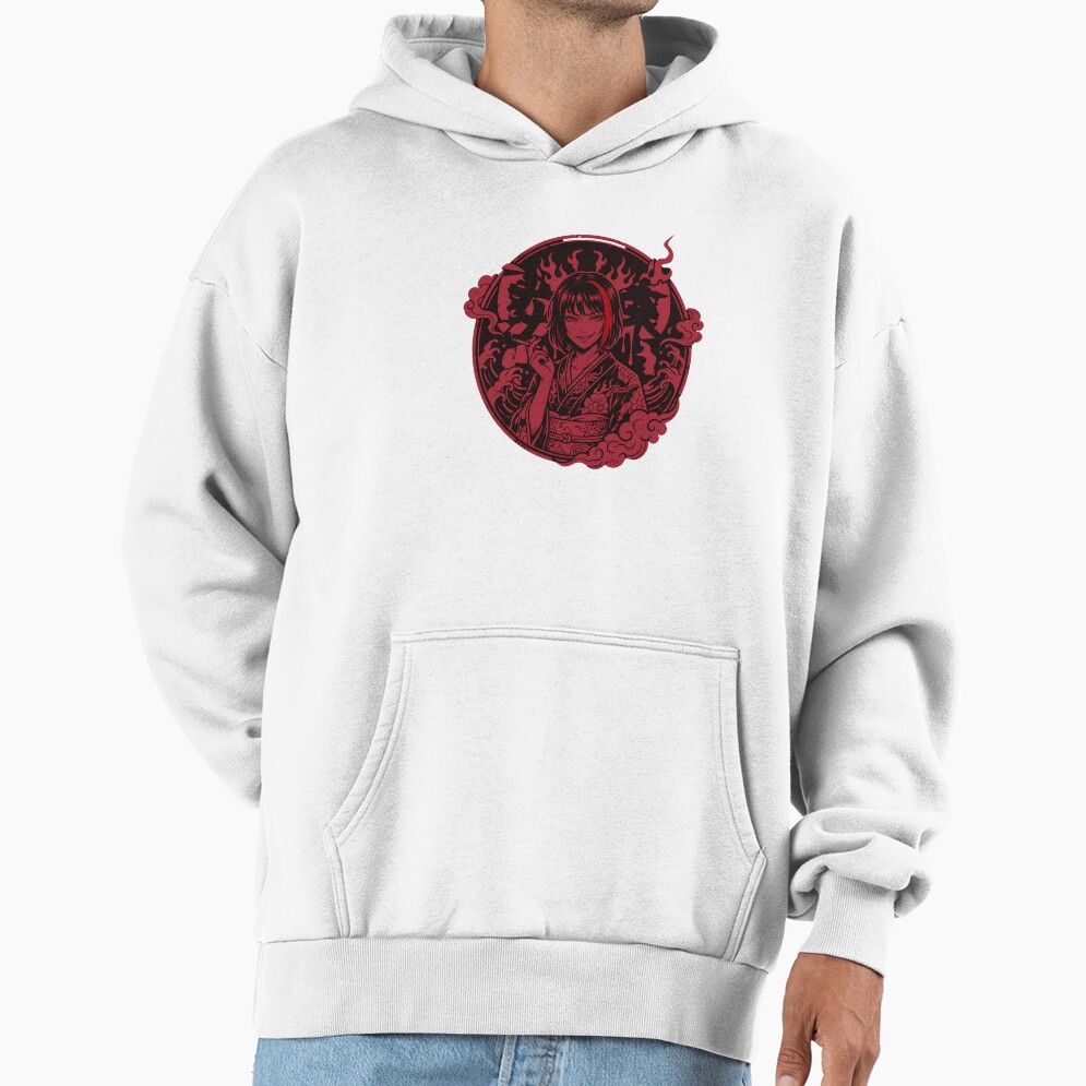 Limbus Company Ryoshu Red Emblem Anime Gaming Tee Hoodie - Image 2
