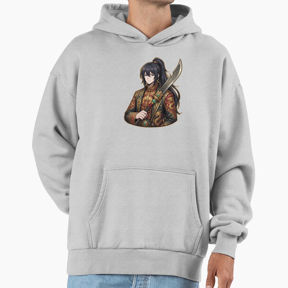 Limbus Company Hong Lu Standing Anime Gaming Graphic Tee Hoodie - Image 4