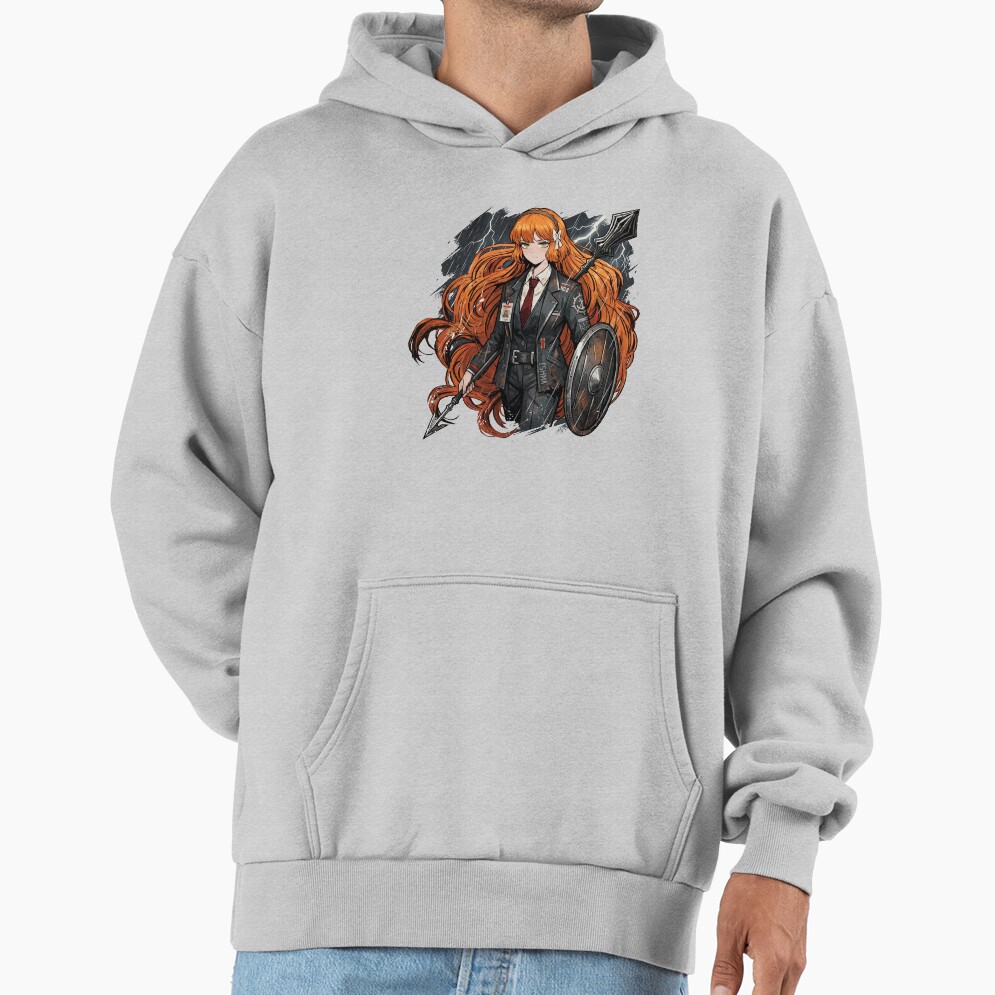 Limbus Company Ishmael Shield Anime Gaming Graphic Tee Hoodie - Image 4