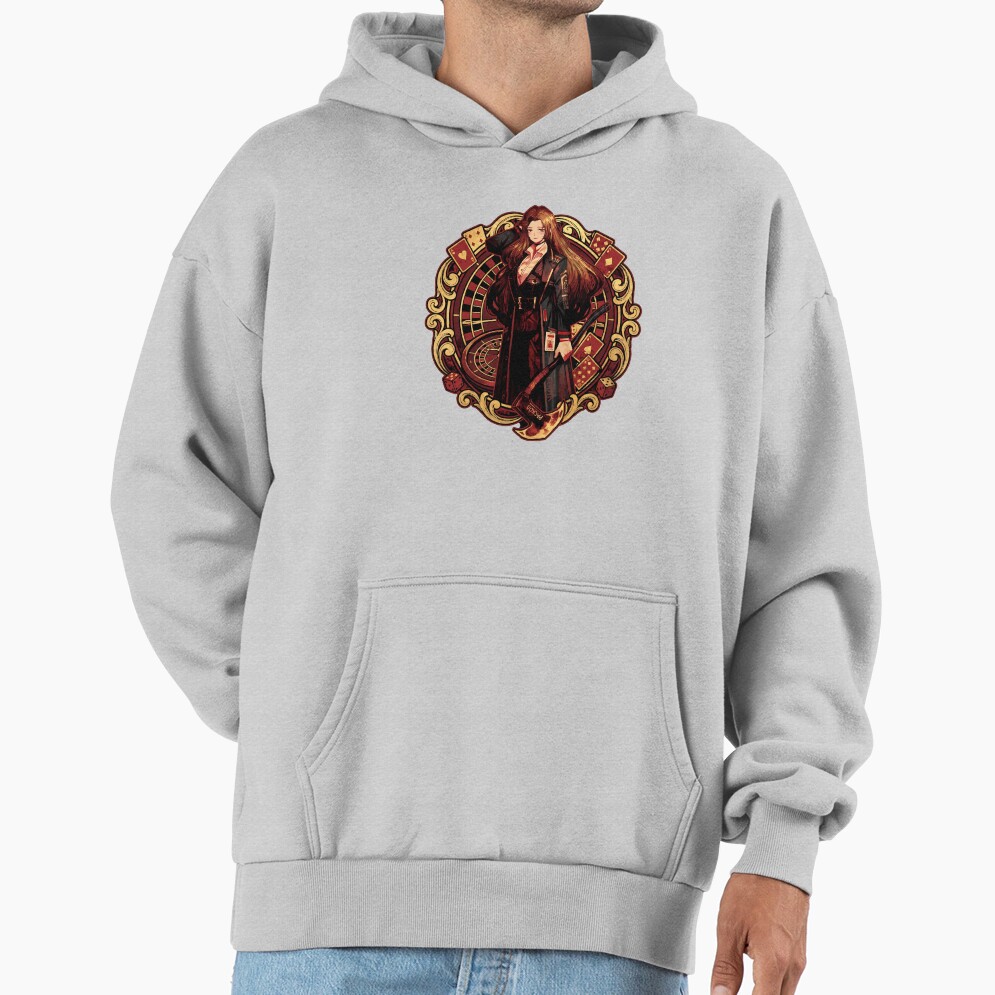 Limbus Company Rodion Roulette Emblem Anime Gaming Tee Hoodie - Image 4