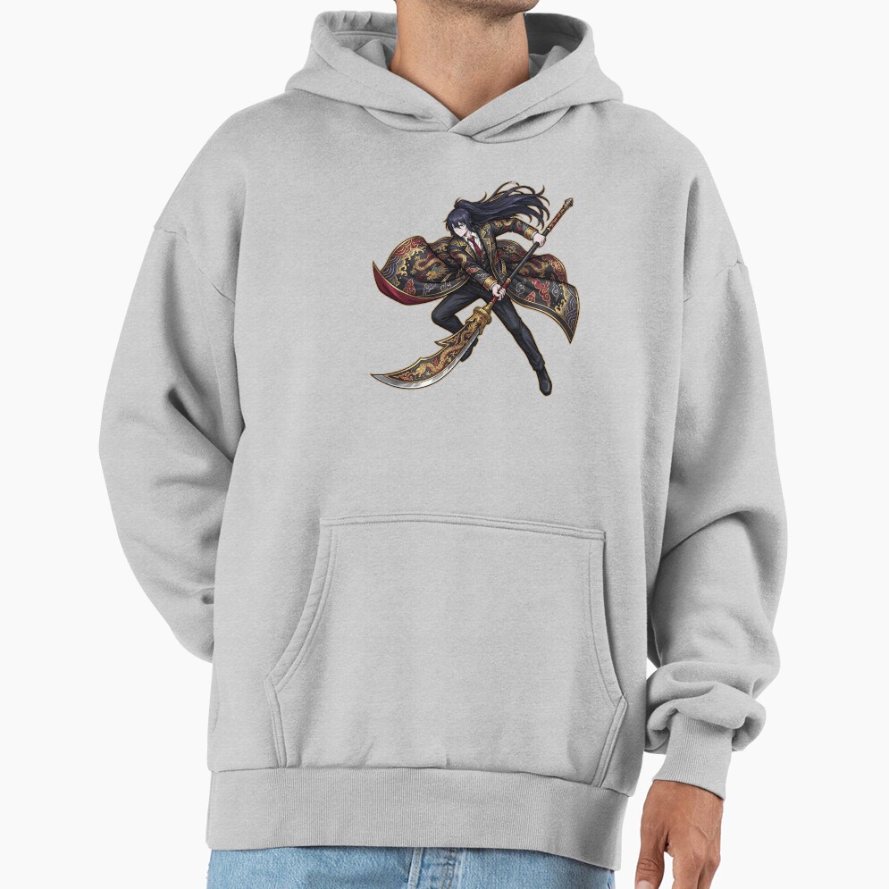 Limbus Company Hong Lu Portrait Anime Gaming Graphic Tee Hoodie - Image 4