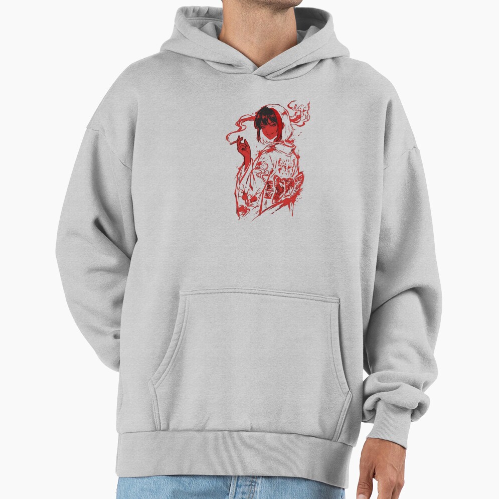 Limbus Company Ryoshu Ink Wash Anime Gaming Graphic Tee Hoodie - Image 4