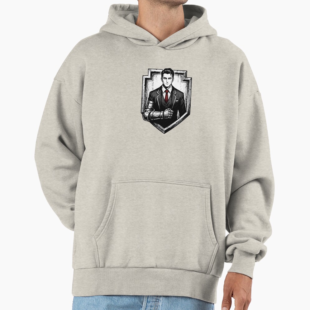 Limbus Company Meursault Crest Emblem Anime Gaming Tee Hoodie - Image 3