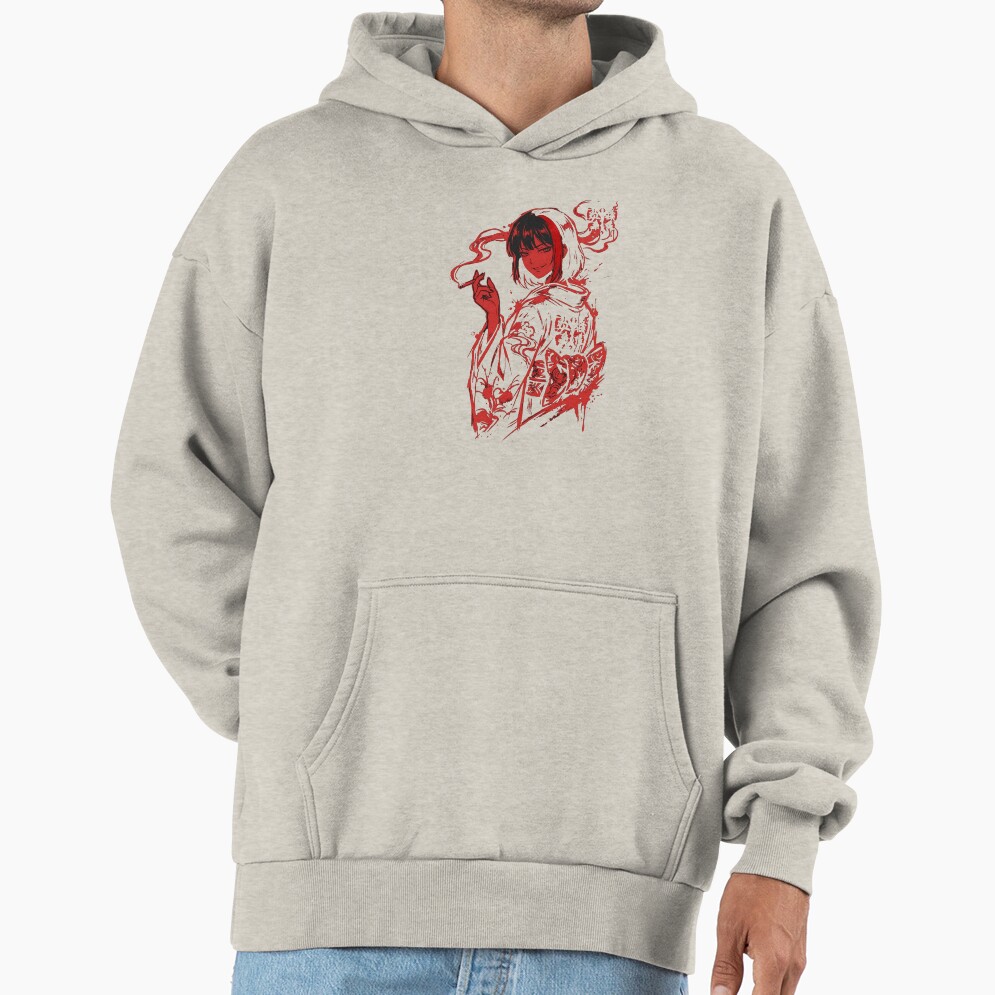 Limbus Company Ryoshu Ink Wash Anime Gaming Graphic Tee Hoodie - Image 3