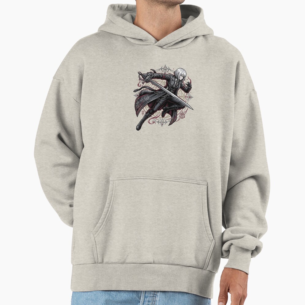 Limbus Company Faust Battle Anime Gaming Graphic Tee Hoodie - Image 3