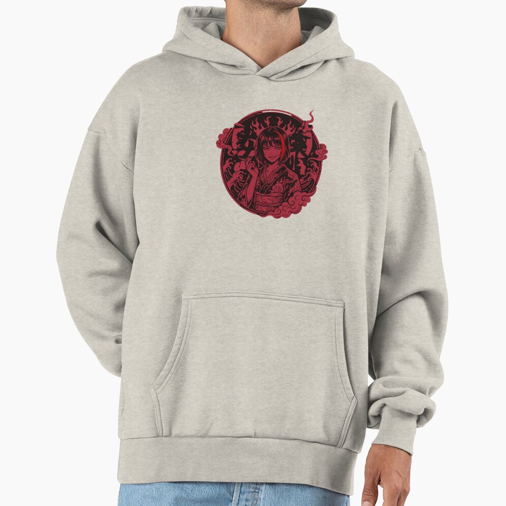 Limbus Company Ryoshu Red Emblem Anime Gaming Tee Hoodie - Image 3