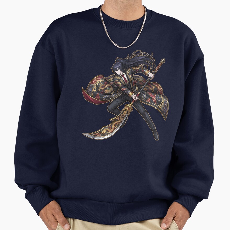 Limbus Company Hong Lu Portrait Anime Gaming Graphic Tee Sweatshirt - Image 5