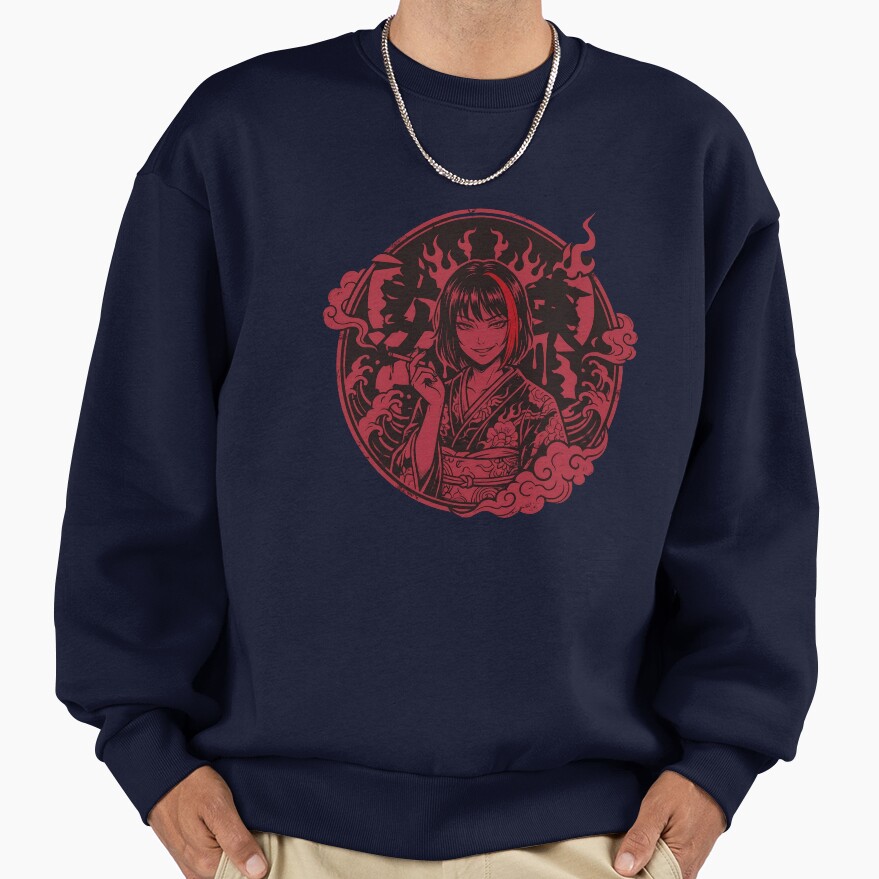 Limbus Company Ryoshu Red Emblem Anime Gaming Tee Sweatshirt - Image 5