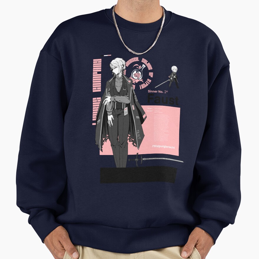 Limbus Company Faust Minimalist Print Sweatshirt - Image 5