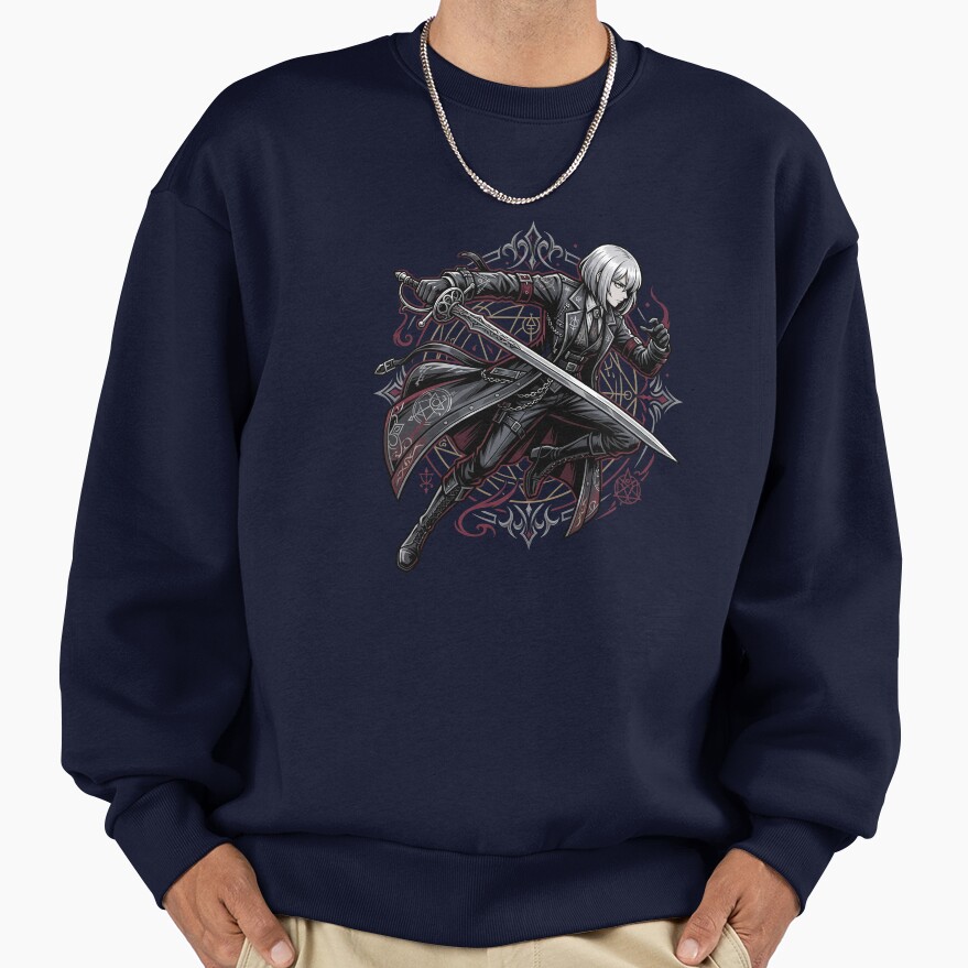 Limbus Company Faust Battle Anime Gaming Graphic Tee Sweatshirt - Image 5