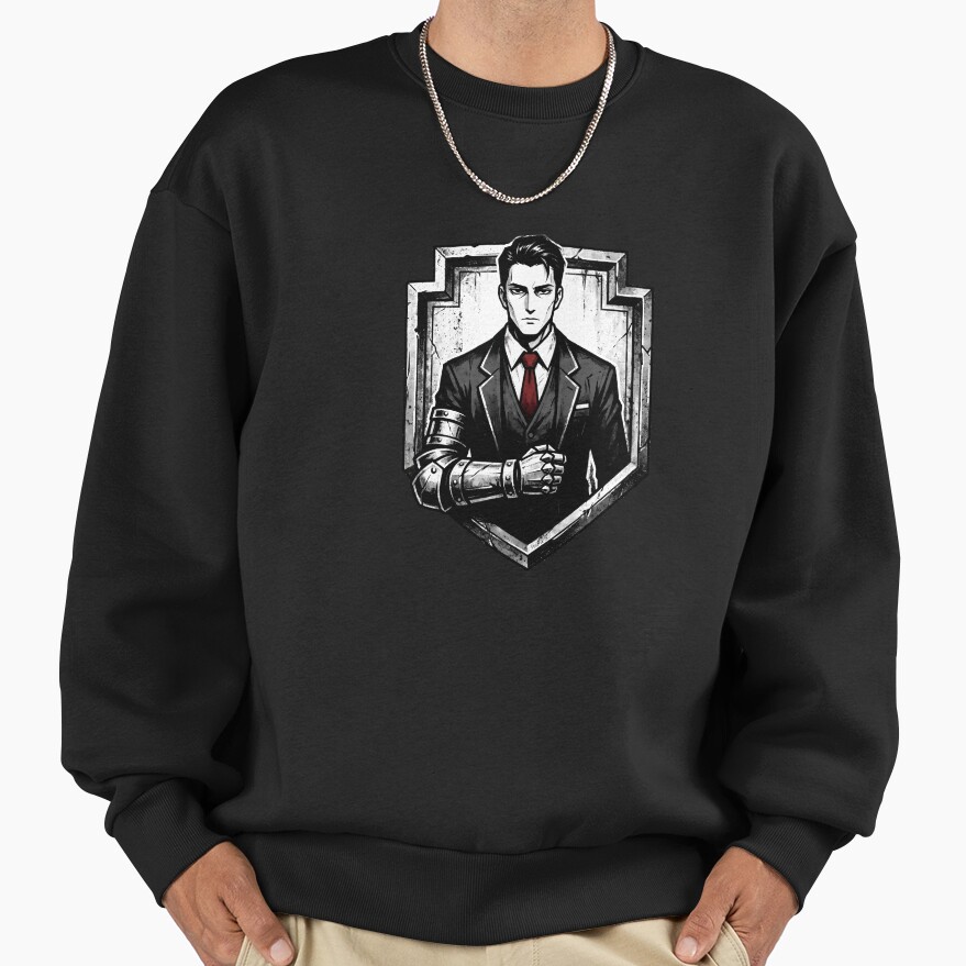 Limbus Company Meursault Crest Emblem Anime Gaming Tee Sweatshirt - Image 3