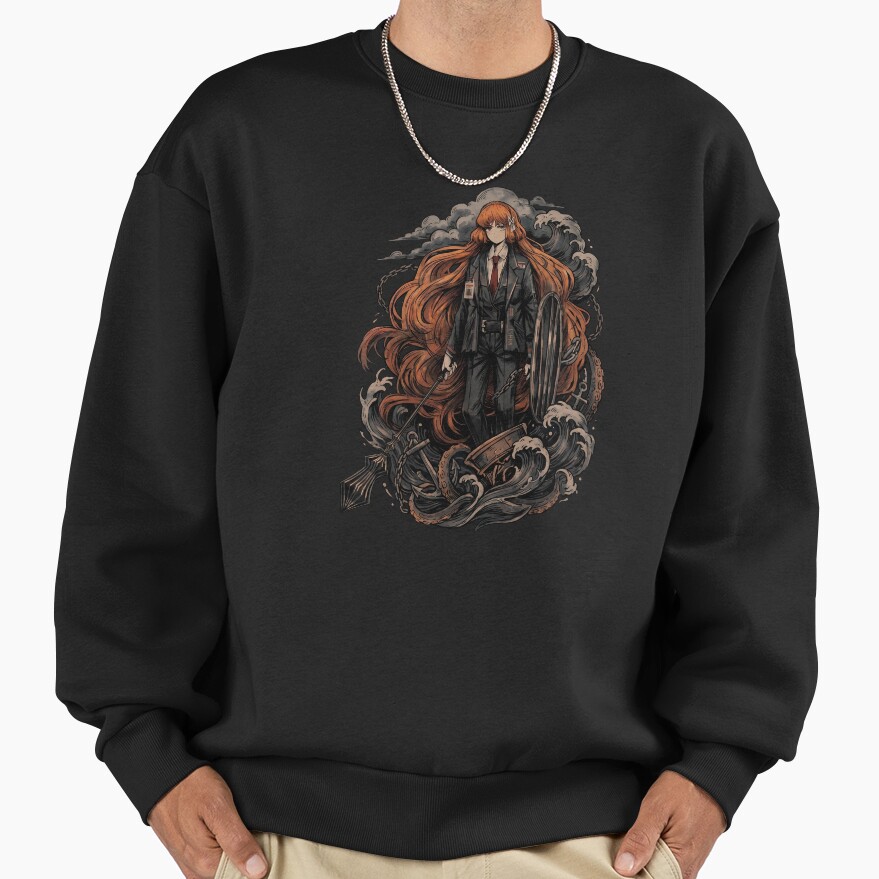 Limbus Company Rodion Cards Anime Gaming Graphic Tee Sweatshirt