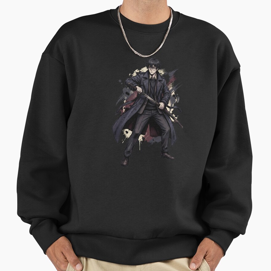 Limbus Company Yi Sang Battle Stance Anime Gaming Graphic Tee Sweatshirt - Image 3