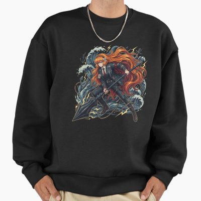 Limbus Company Ishmael Harpoon Waves Anime Gaming Tee Sweatshirt