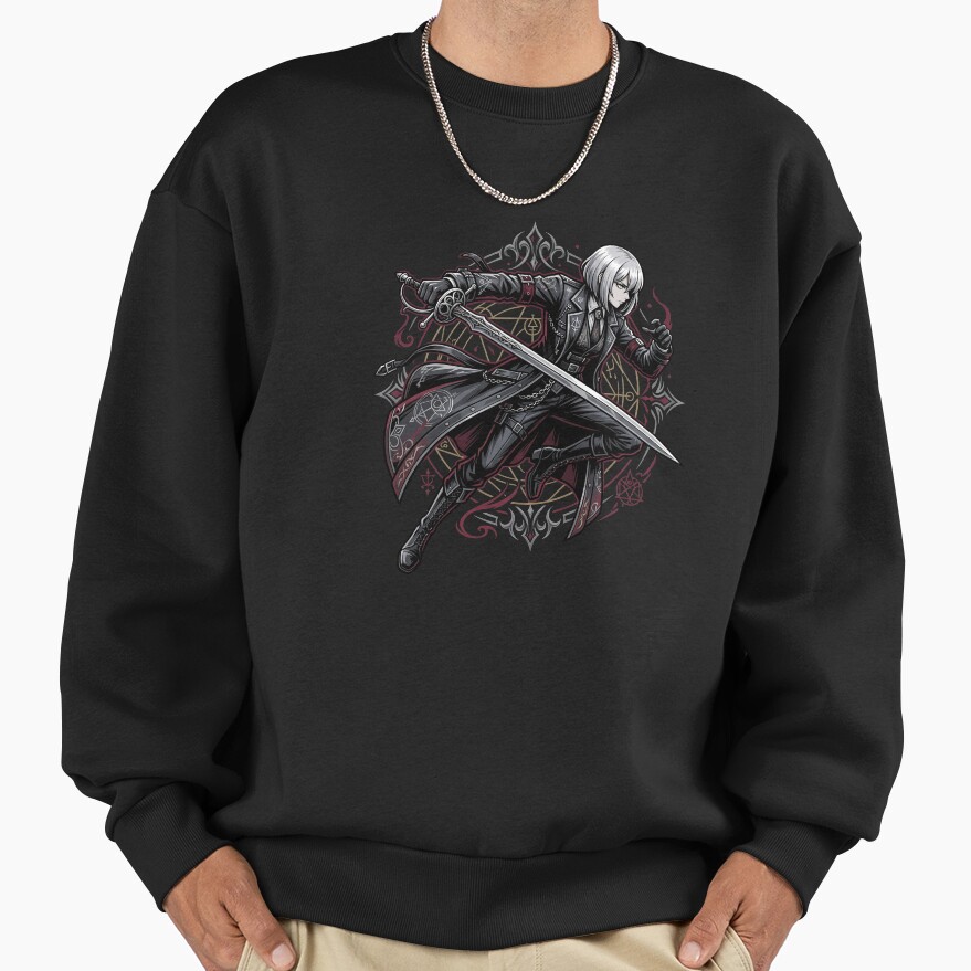 Limbus Company Faust Battle Anime Gaming Graphic Tee Sweatshirt