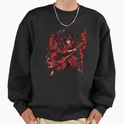 Limbus Company Ryoshu Red Ink Slash Anime Gaming Tee Sweatshirt