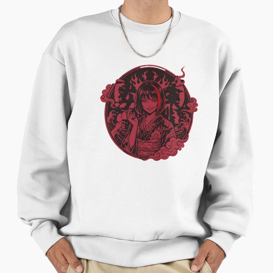 Limbus Company Ryoshu Red Emblem Anime Gaming Tee Sweatshirt - Image 2
