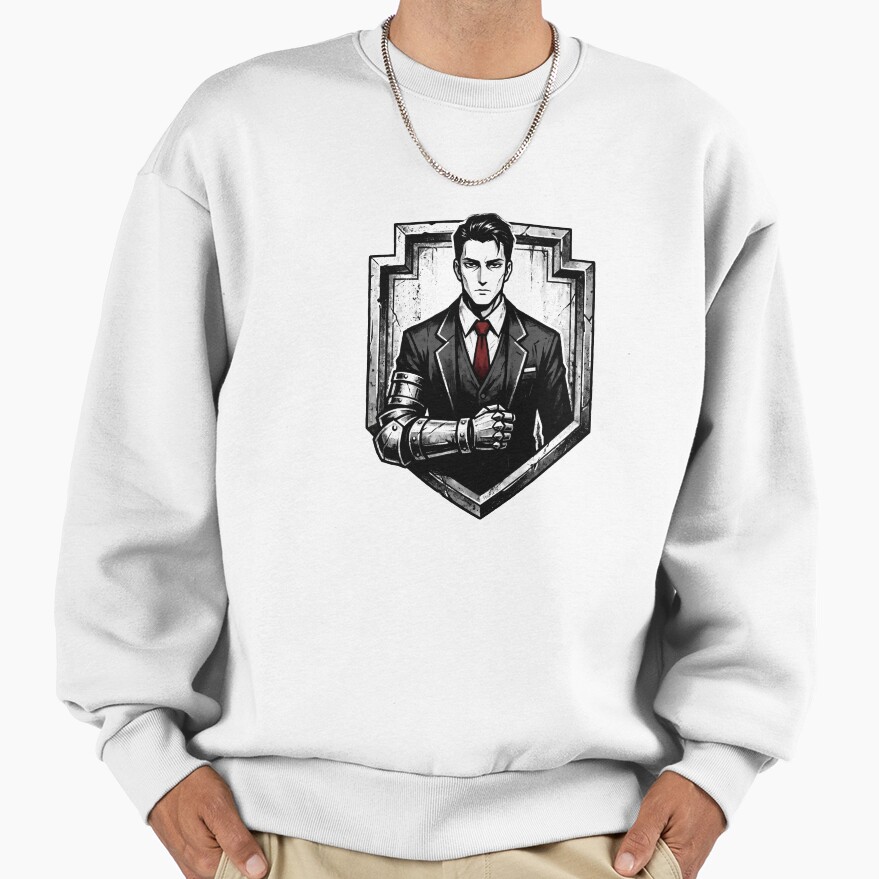 Limbus Company Meursault Crest Emblem Anime Gaming Tee Sweatshirt - Image 2