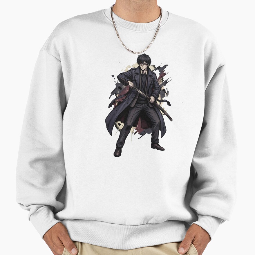 Limbus Company Yi Sang Battle Stance Anime Gaming Graphic Tee Sweatshirt - Image 2