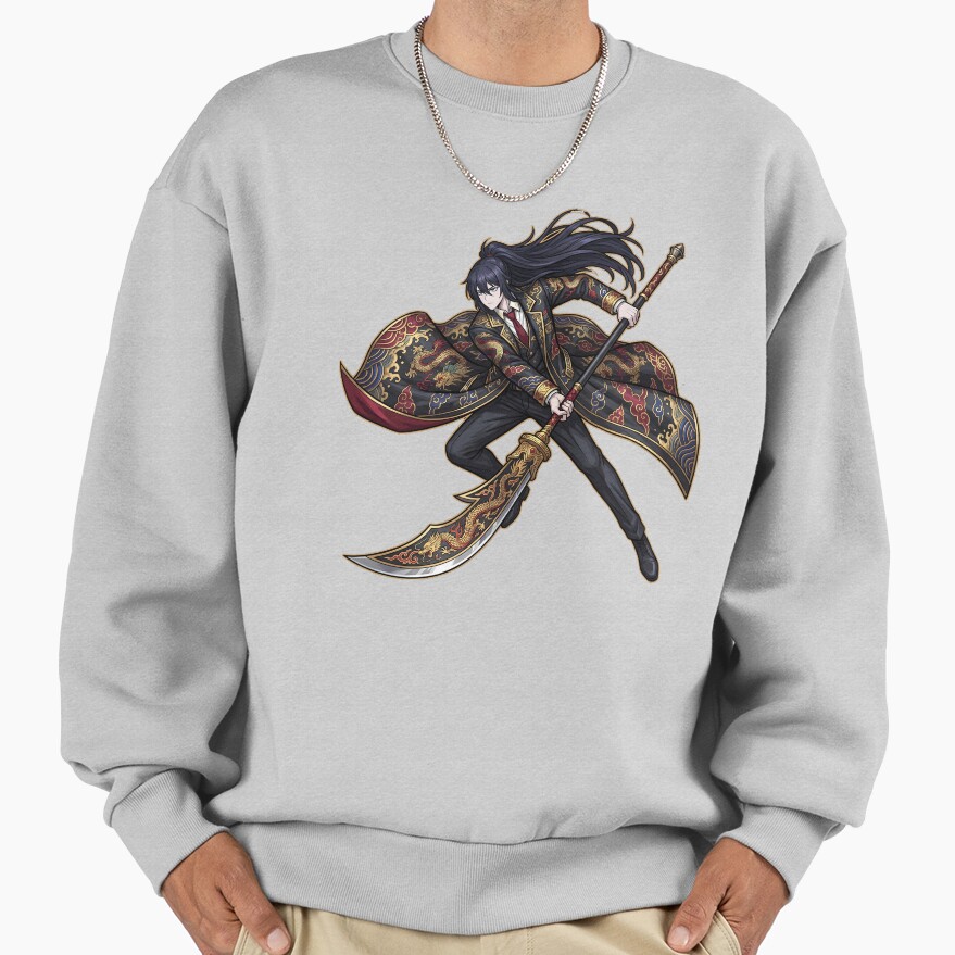 Limbus Company Hong Lu Portrait Anime Gaming Graphic Tee Sweatshirt - Image 4