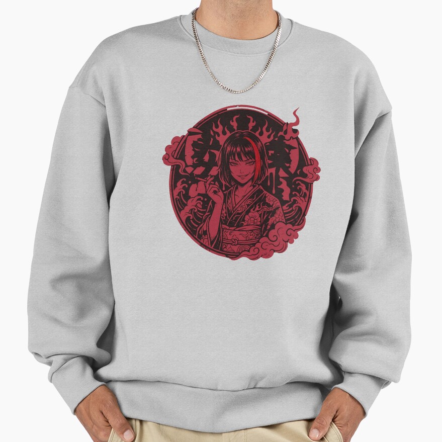 Limbus Company Ryoshu Red Emblem Anime Gaming Tee Sweatshirt - Image 4