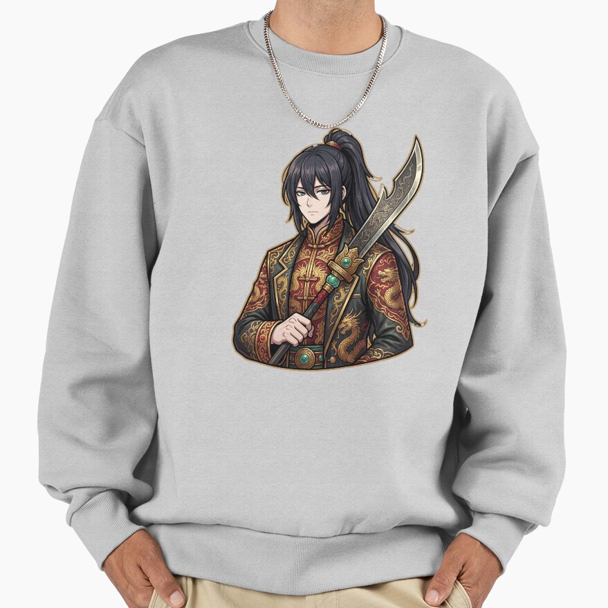 Limbus Company Hong Lu Standing Anime Gaming Graphic Tee Sweatshirt - Image 4