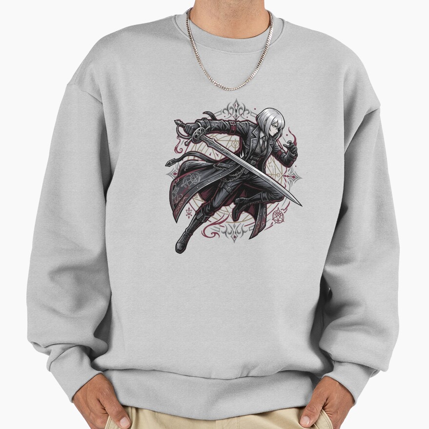 Limbus Company Faust Battle Anime Gaming Graphic Tee Sweatshirt - Image 4
