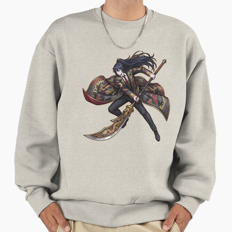 Limbus Company Hong Lu Portrait Anime Gaming Graphic Tee Sweatshirt - Image 3