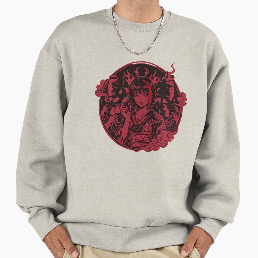 Limbus Company Ryoshu Red Emblem Anime Gaming Tee Sweatshirt - Image 3