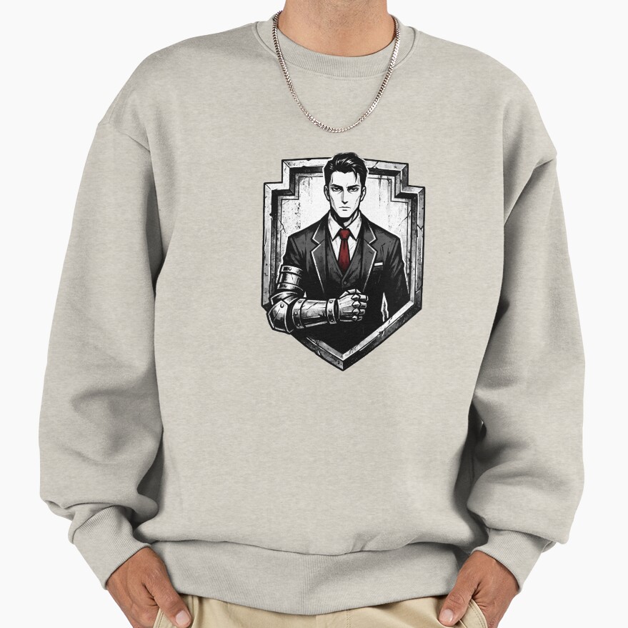 Limbus Company Meursault Crest Emblem Anime Gaming Tee Sweatshirt - Image 4