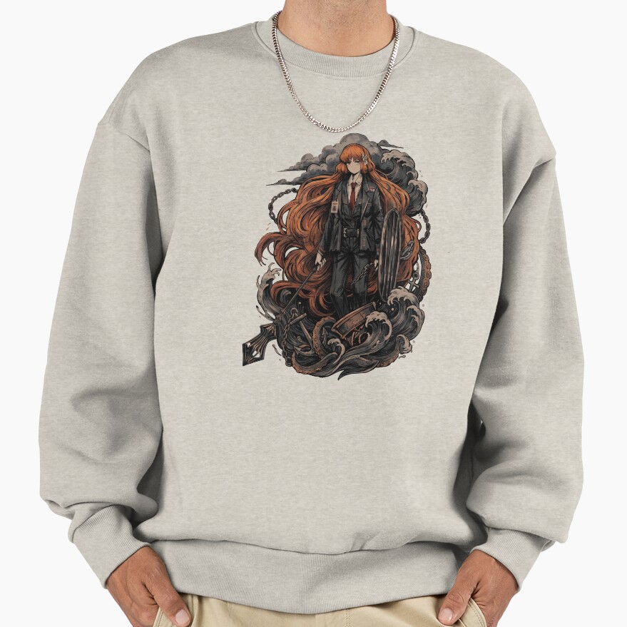 Limbus Company Rodion Cards Anime Gaming Graphic Tee Sweatshirt - Image 3
