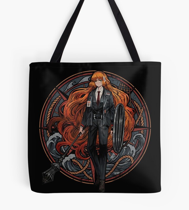 Limbus Company Ishmael Storm Anime Gaming Graphic Tee Tote Bag