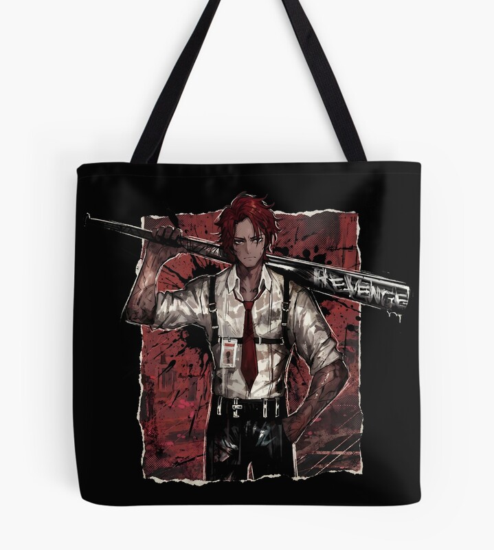 Limbus Company Heathcliff Revenge Anime Gaming Tee Tote Bag
