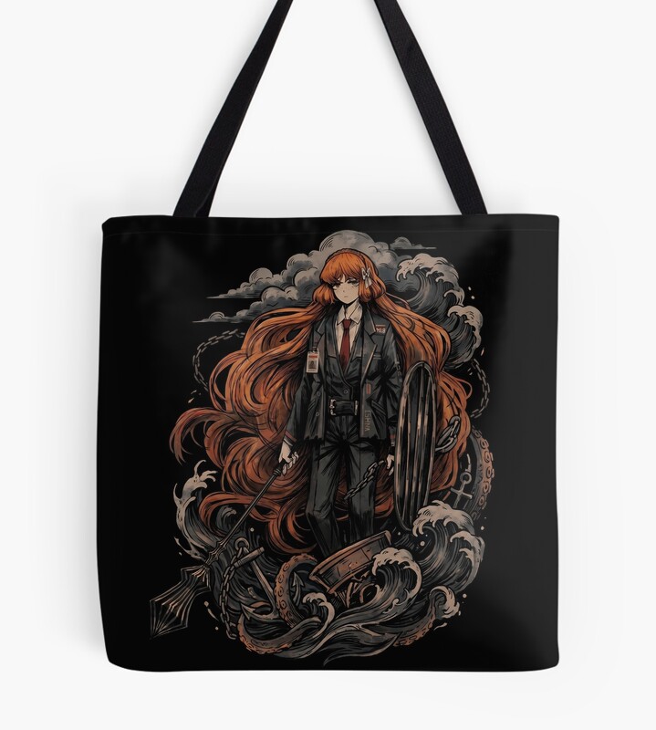 Limbus Company Rodion Cards Anime Gaming Graphic Tee Tote Bag