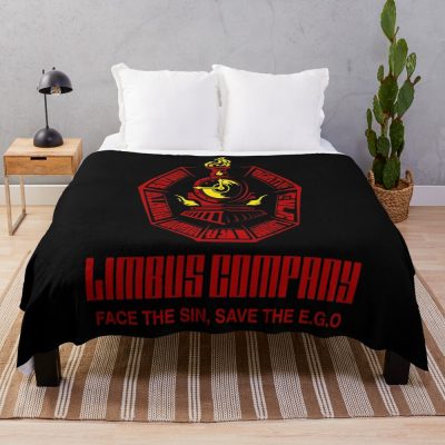 Limbus Company Logo Sin Train Emblem Fan Art Gift For Gamers And Anime Fans Throw Blanket