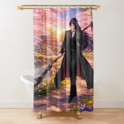 Limbus Company Hong Lu Shower Curtain
