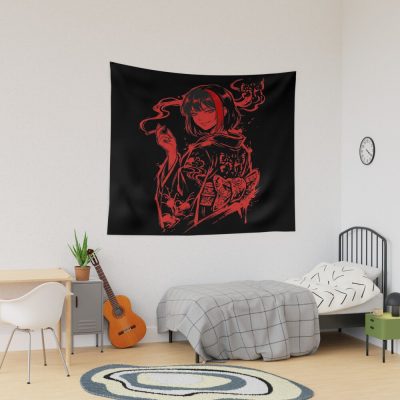 Limbus Company Ryoshu Ink Wash Anime Gaming Graphic Tee Tapestry