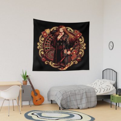 Limbus Company Rodion Roulette Emblem Anime Gaming Tee Tapestry
