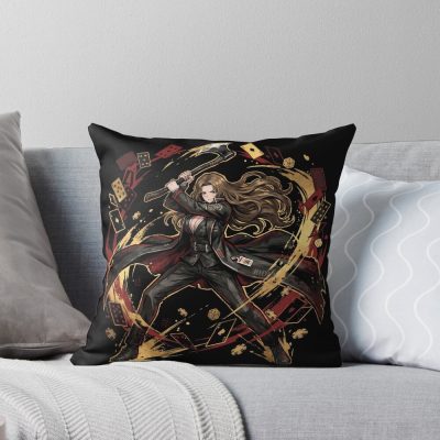 Limbus Company Rodion Gamble Anime Gaming Graphic Tee Throw Pillow