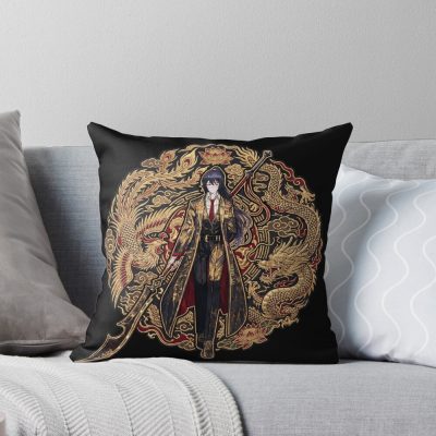 Limbus Company Hong Lu Dragon Emblem Anime Gaming Tee Throw Pillow