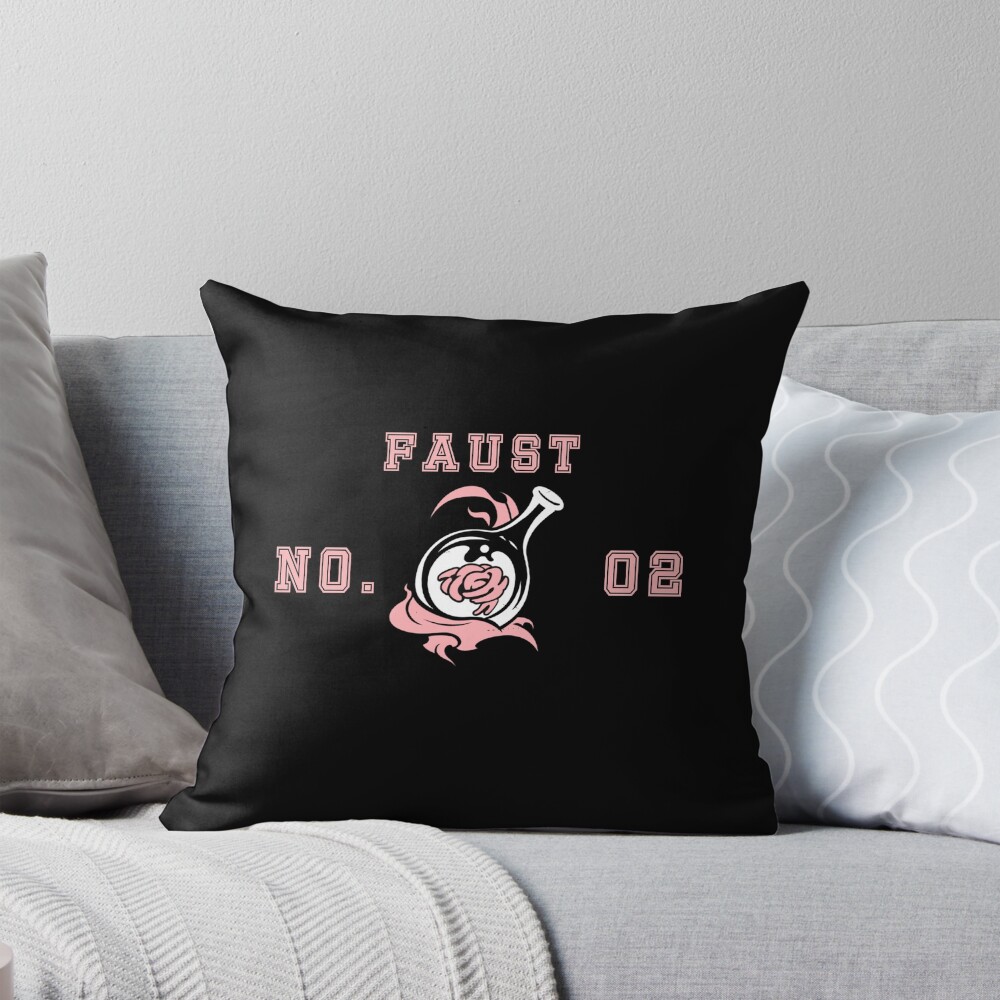Faust Varsity Throw Pillow
