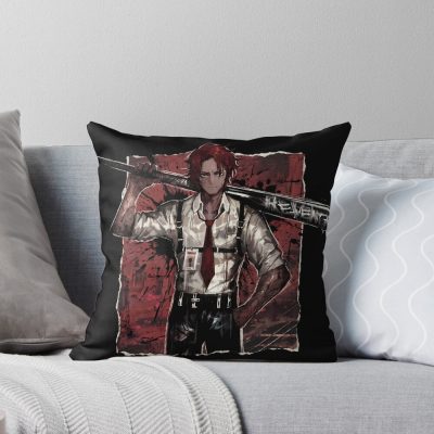 Limbus Company Heathcliff Revenge Anime Gaming Tee Throw Pillow