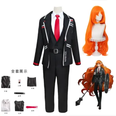 Limbus Company Cosplay Costume Ishmael Character Short Coat